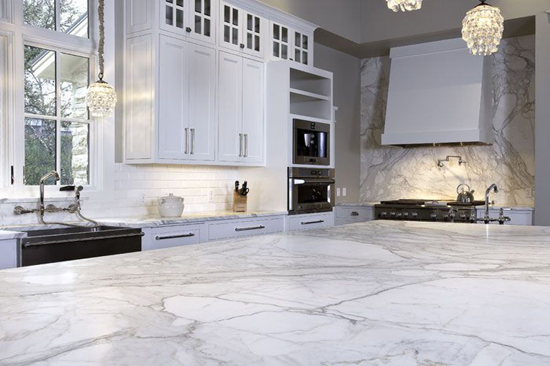 tile marble types of kitchen countertops